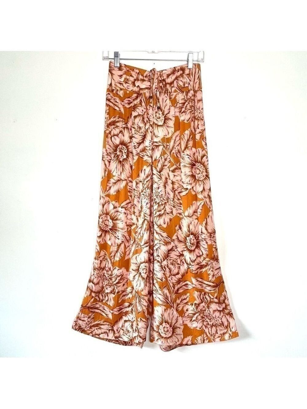 Band of the Free Arizona Gold Floral Wide Leg Pants Small - Picture 4 of 13